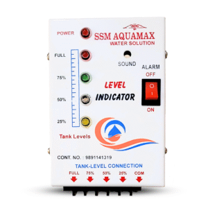 SSM Aquamax ® Water Tank Level Indicator & Alarm | 4 Level Indicator | 5 Stainless Steel Sensors | 1 Year Warranty