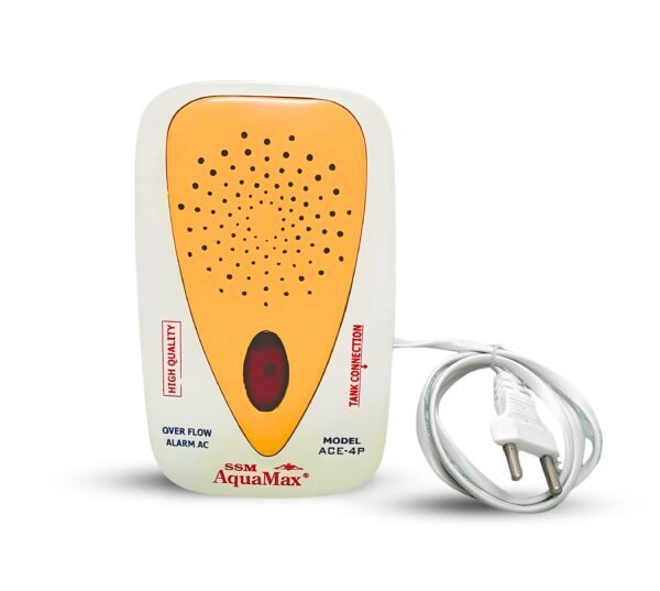 SSM Aquamax ® Water Tank Overflow Alarm - 220V AC - Loud Human Voice in Hindi and English - 1 Year Warranty